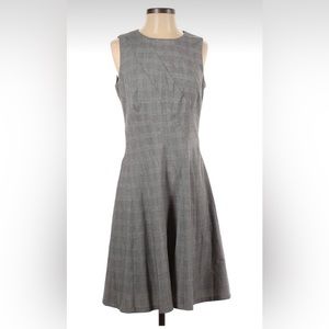 White House Black Market glen Plaid fit and flare